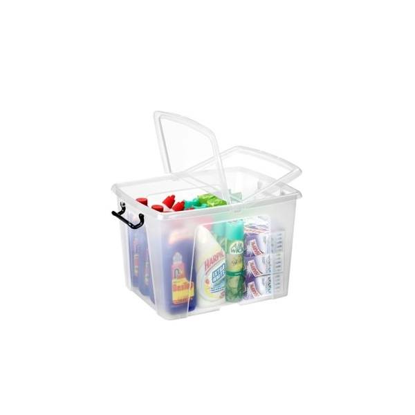 CEP OFFICE SOLUTION - Strata HW674, Aufbewahrungsbox, Transparent, Rechteckig, Polypropylen (PP), Monochromatisch, Unive