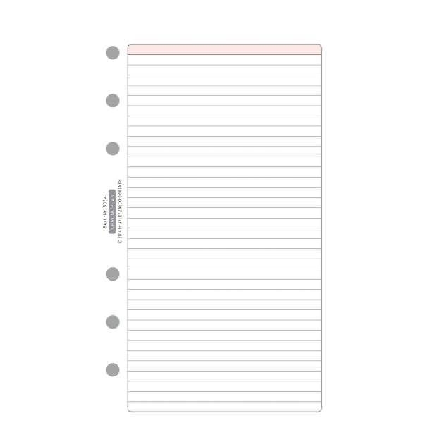 Linierte Blätter Midi VE=25 Blatt