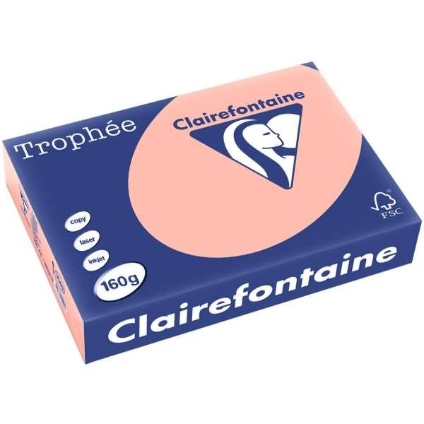 Kopierpapier Trophee A4 160g/qm VE=250 Blatt pfirsich