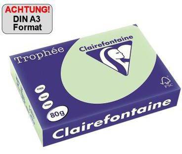 Clairefontaine Kopierpapier 1114C A3 160g gn 250Bl