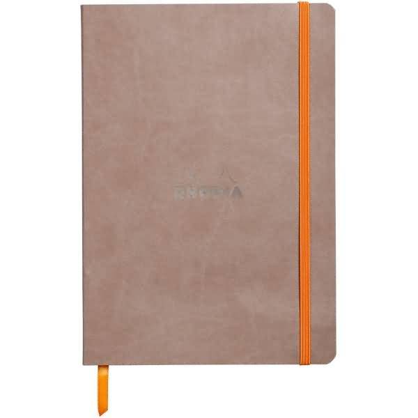 Notizbuch Flex A5 liniert 90g/qm 80 Blatt mausgrau