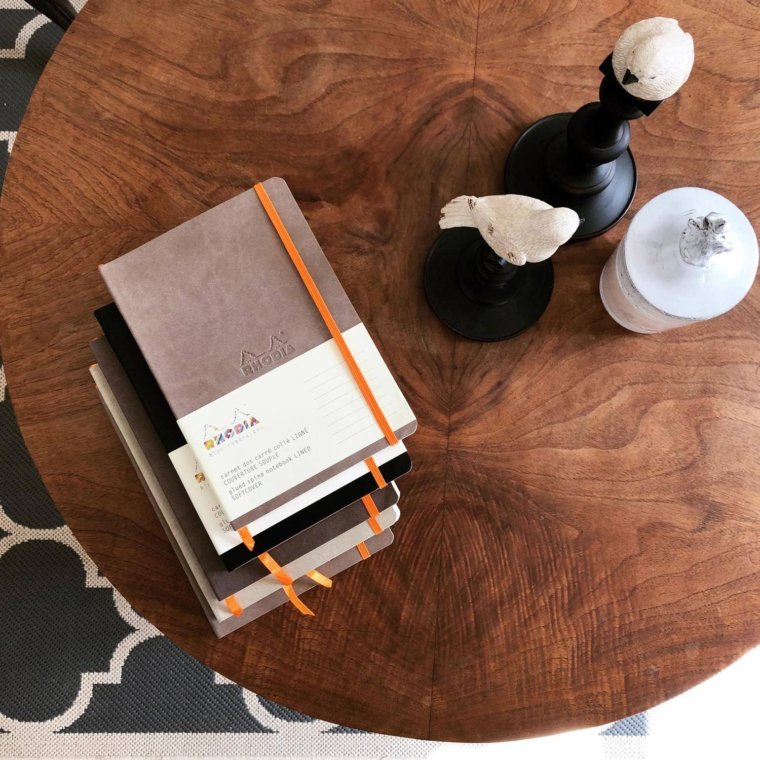 Rhodia Notizbuch A5 Softcover, 80 Bl 90g, liniert, Taupe 117404C