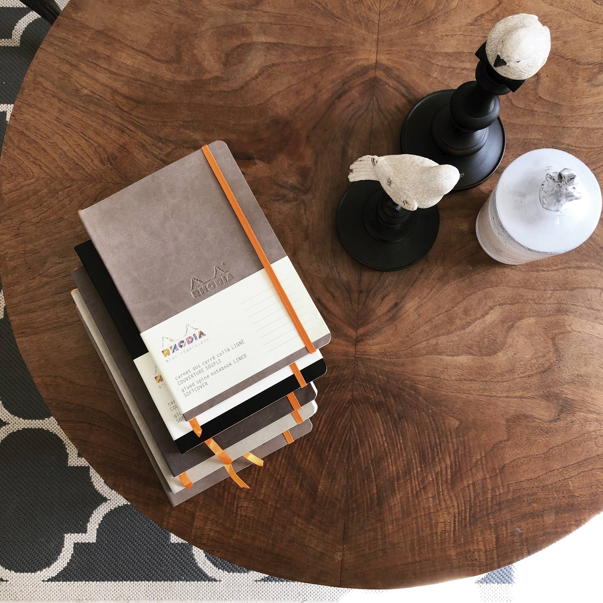 Rhodia Notizbuch A5 Softcover, 80 Bl 90g, liniert, Taupe 117404C