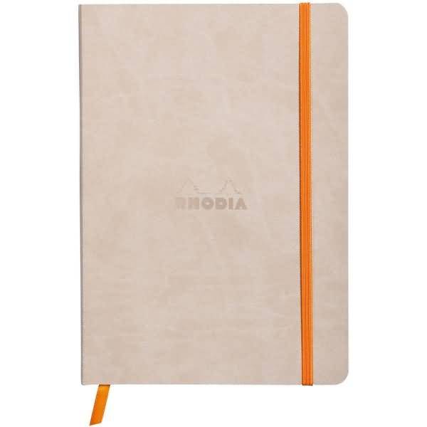 Notizbuch Flex A5 liniert 90g/qm 80 Blatt beige