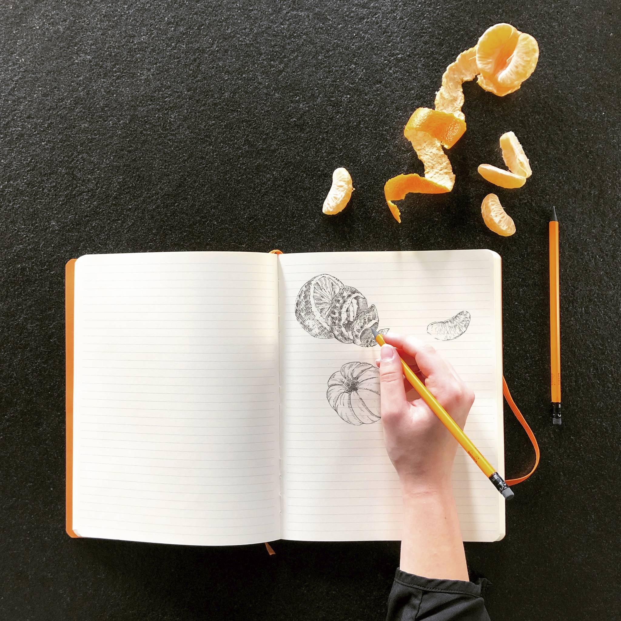 Rhodia Notizbuch A5 Softcover, 80 Bl elfenbein 90g, liniert, Saphir 117408C