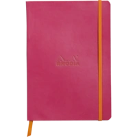 Rhodia Notizbuch A5 Softcover, 80 Bl elfenbein 90g, liniert, Himbeer 117412C Rhodia Notizbuch A5 Softcover, 80 Bl elfenbein 90g, liniert, Himbeer 117412C