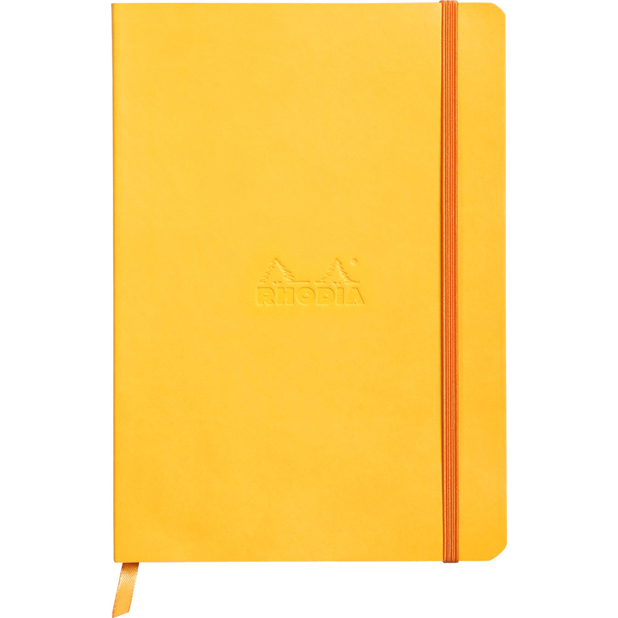 Rhodia Notizbuch A5 Softcover, 80 Bl elfenbein 90g, liniert, Narzisse 117416C