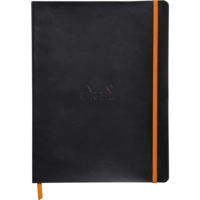 Rhodia flexibles Notizbuch 19x25cm, 80 Bl liniert, Papier 90g, Schwarz 117502C Rhodia flexibles Notizbuch 19x25cm, 80 Bl liniert, Papier 90g, Schwarz 117502C