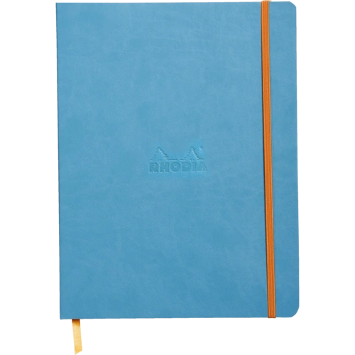 Rhodia flexibles Notizbuch 19x25cm, 80 Bl liniert, Papier 90g, Türkis 117507C Rhodia flexibles Notizbuch 19x25cm, 80 Bl liniert, Papier 90g, Türkis 117507C