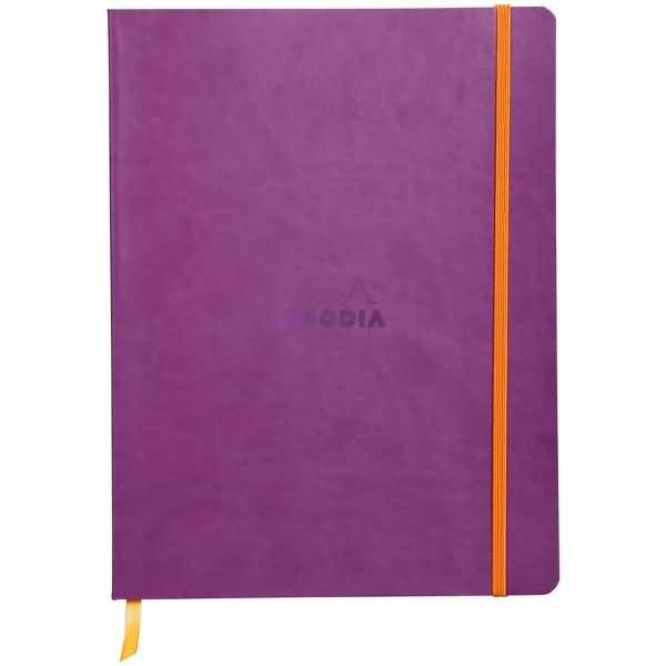 Notizbuch Flex 19x25cm liniert 90g/qm 80 Blatt violett