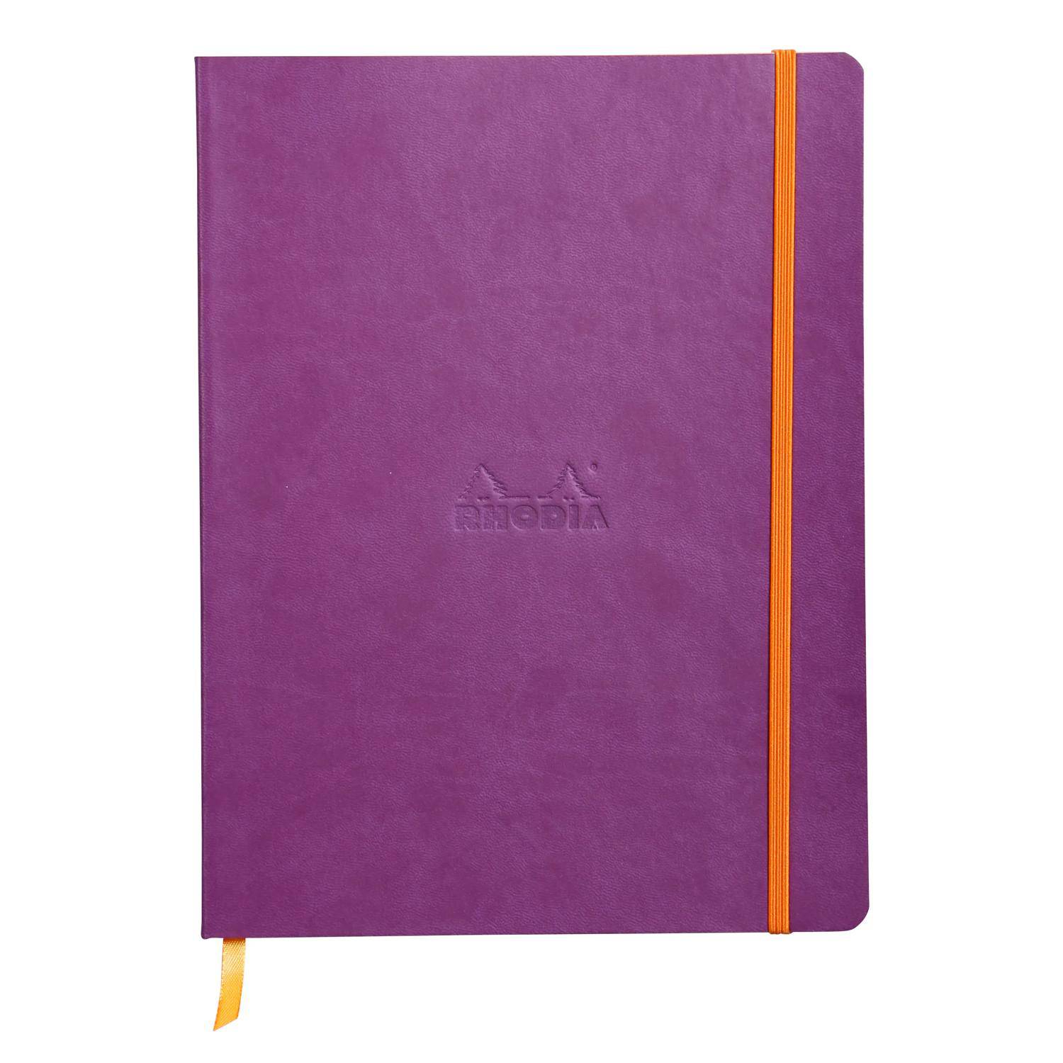 Rhodia flexibles Notizbuch 19x25cm, 80 Bl liniert, Papier 90g, Violett 117510C