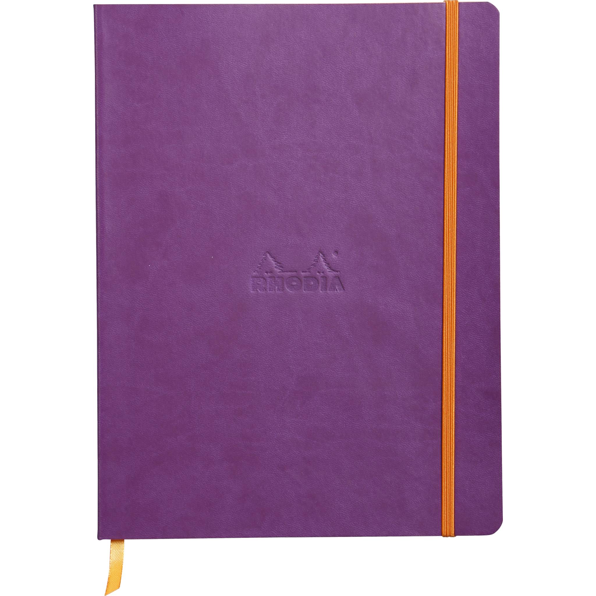 Rhodia flexibles Notizbuch 19x25cm, 80 Bl liniert, Papier 90g, Violett 117510C