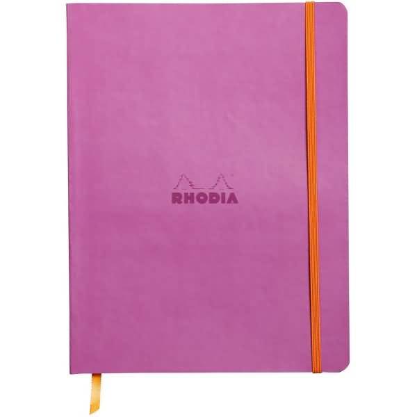 Notizbuch Flex 19x25cm liniert 90g/qm 80 Blatt flieder