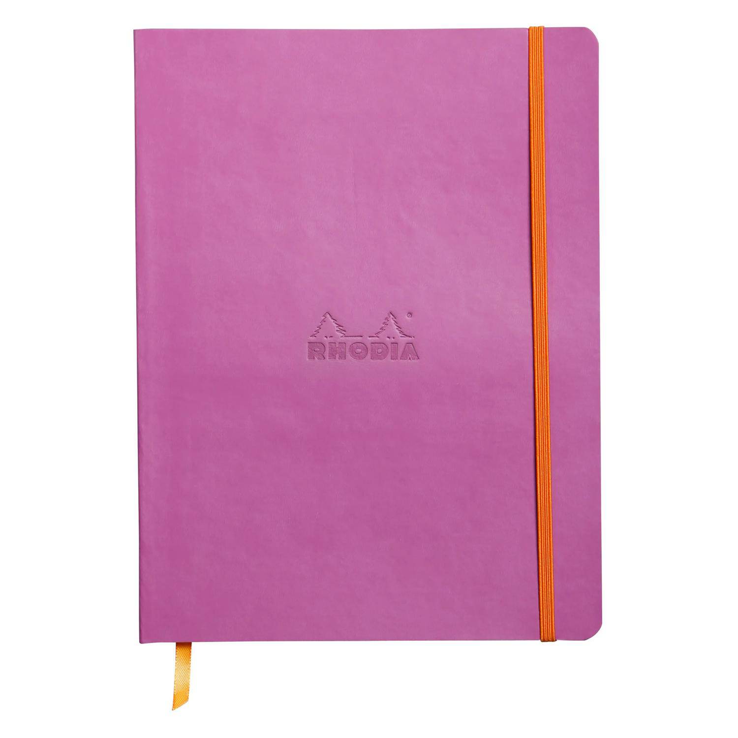 Rhodia Notizbuch 19x25cm, 80 Bl liniert, Papier 90g, Flieder 117511C