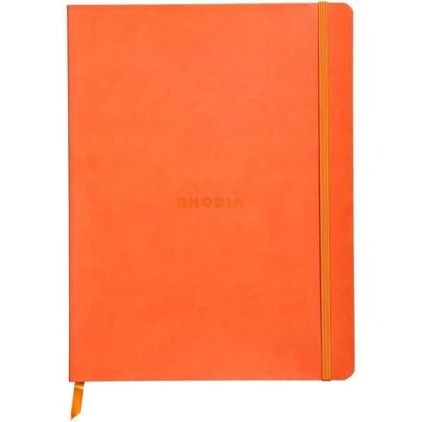 Notizbuch Flex 19x25cm liniert 90g/qm 80 Blatt mandarin