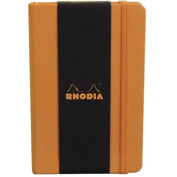 Notizbuch Web Notebook A6 liniert 96 Blatt orange/schwarz/orange