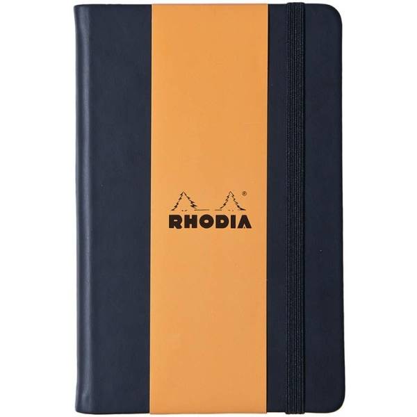 Notizbuch Web Notebook A5 dot-Lineatur 96 Blatt schwarz/orange/schwarz