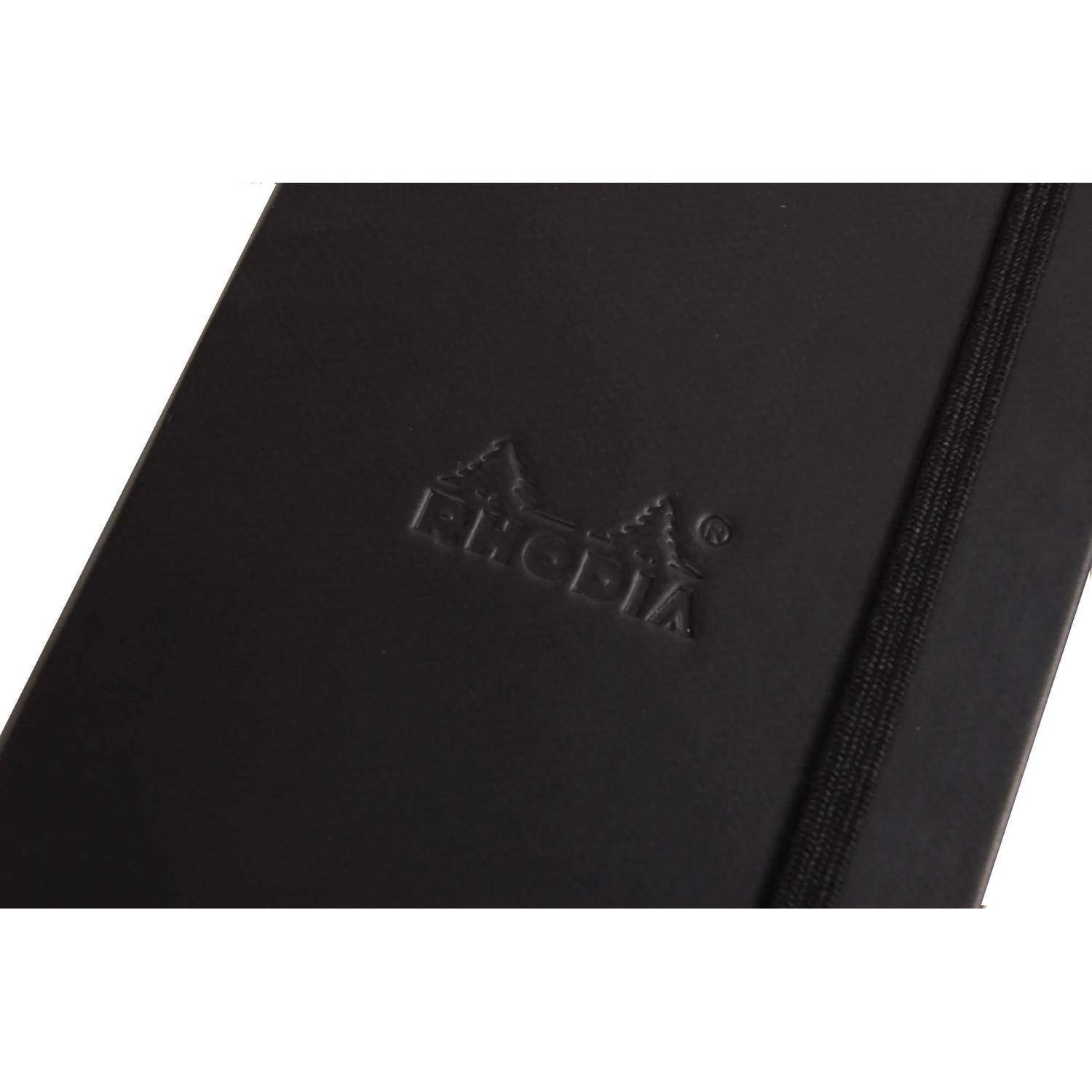Rhodia Webnotebook Rhodia A6 96 Blatt liniert 90g - Schwarz 118069C