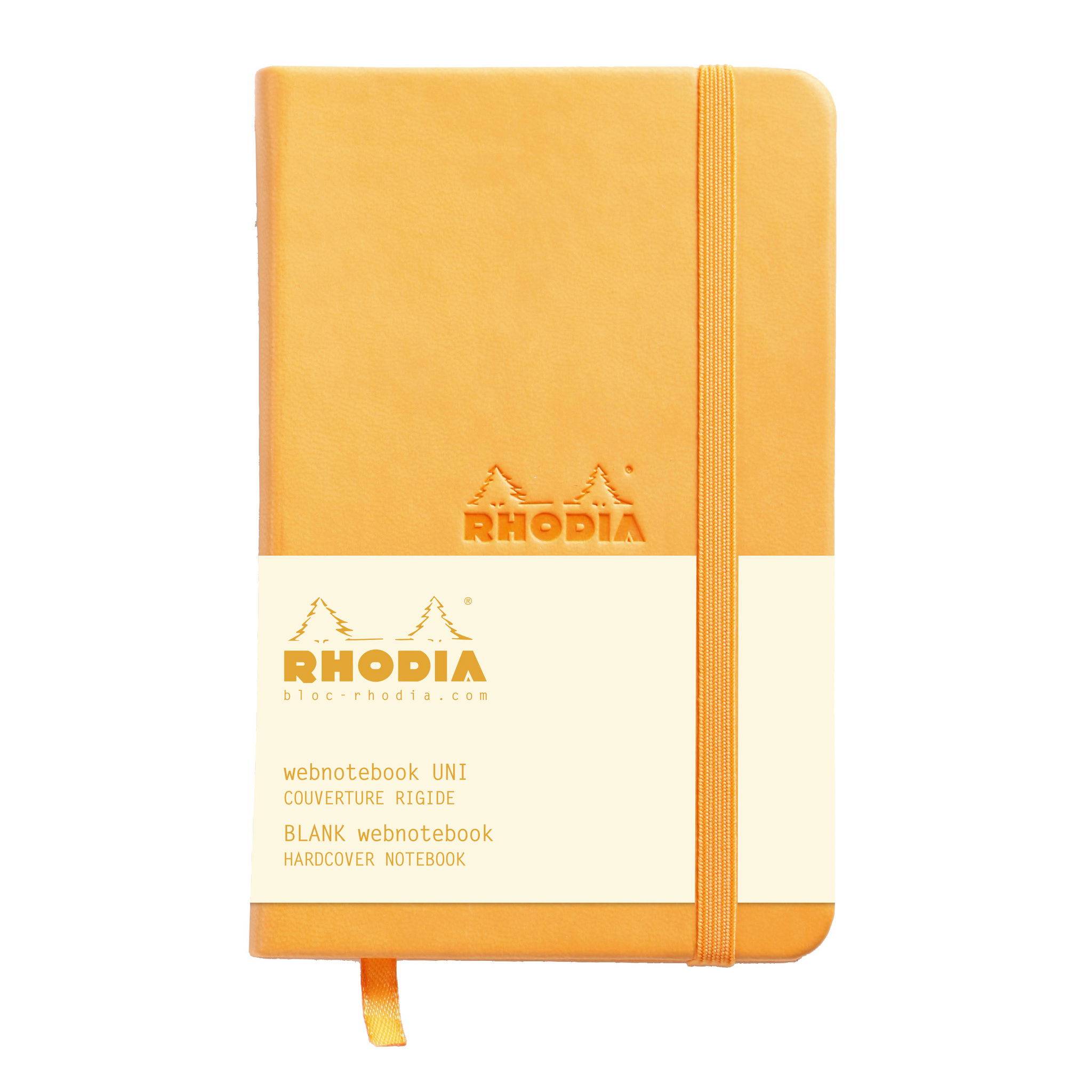 Rhodia Webnotebook Rhodia A6 96 Blatt blanko 90g - Orange 118078C