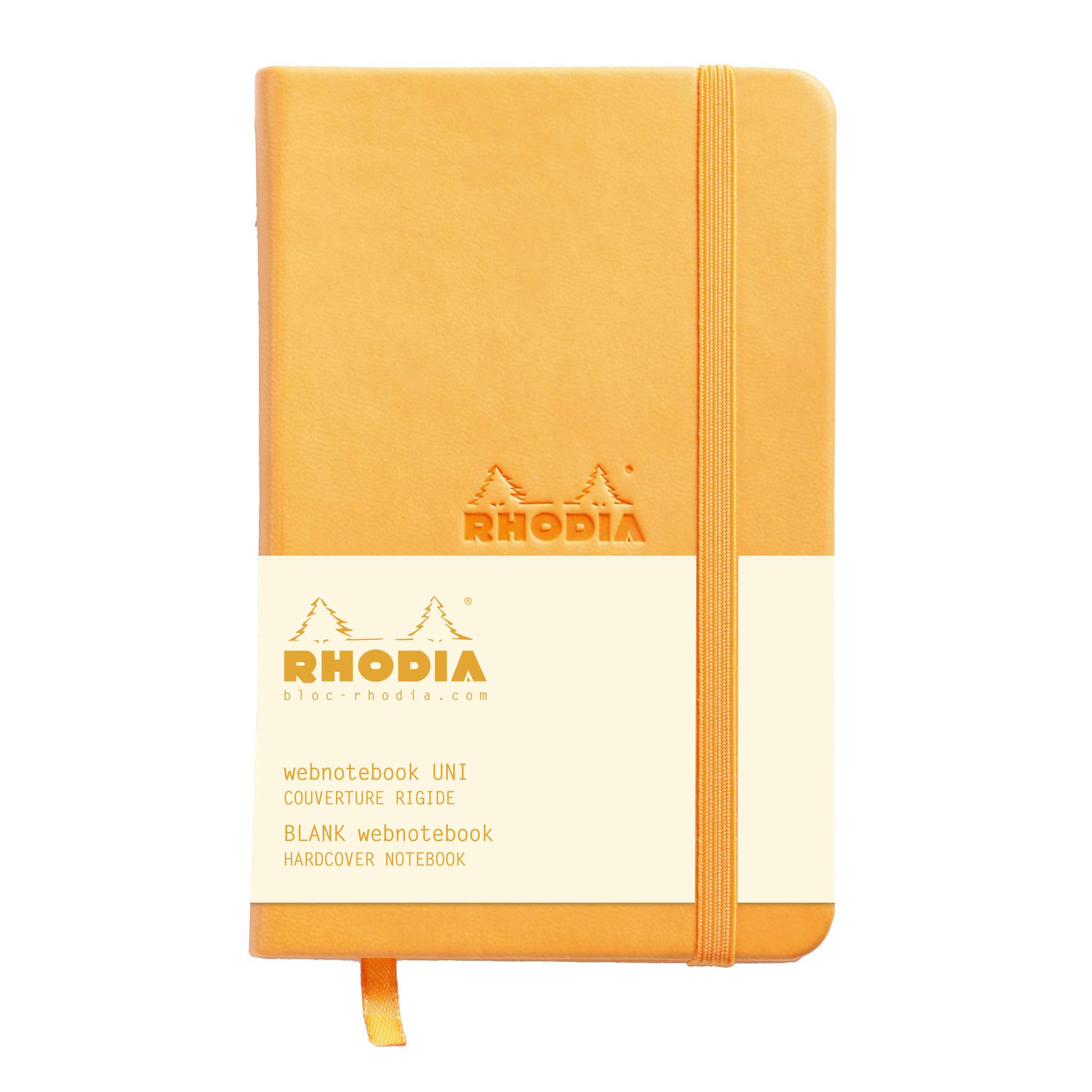 Rhodia Webnotebook Rhodia A6 96 Blatt blanko 90g - Orange 118078C