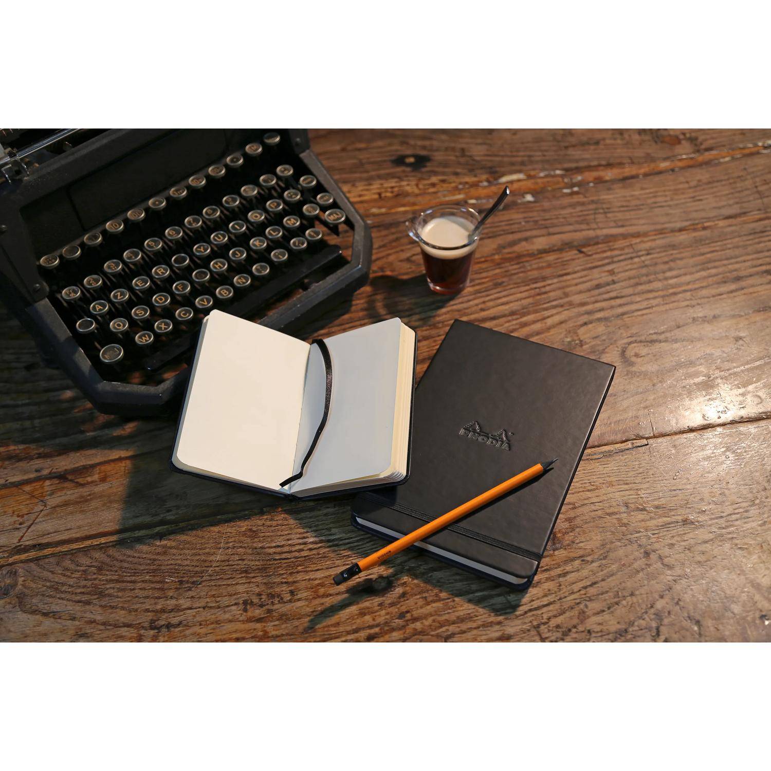 Rhodia Webnotebook Rhodia A6 96 Blatt blanko 90g - Schwarz 118079C