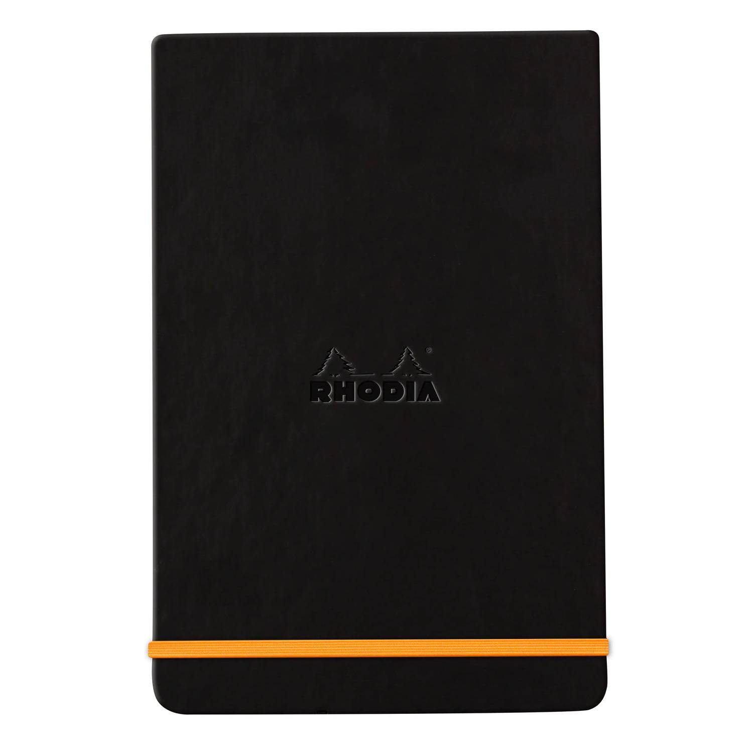 Rhodia Webnotepad 9x14 cm, 96 Bl liniert, mikroperforiert, 90g, Schwarz 118349C