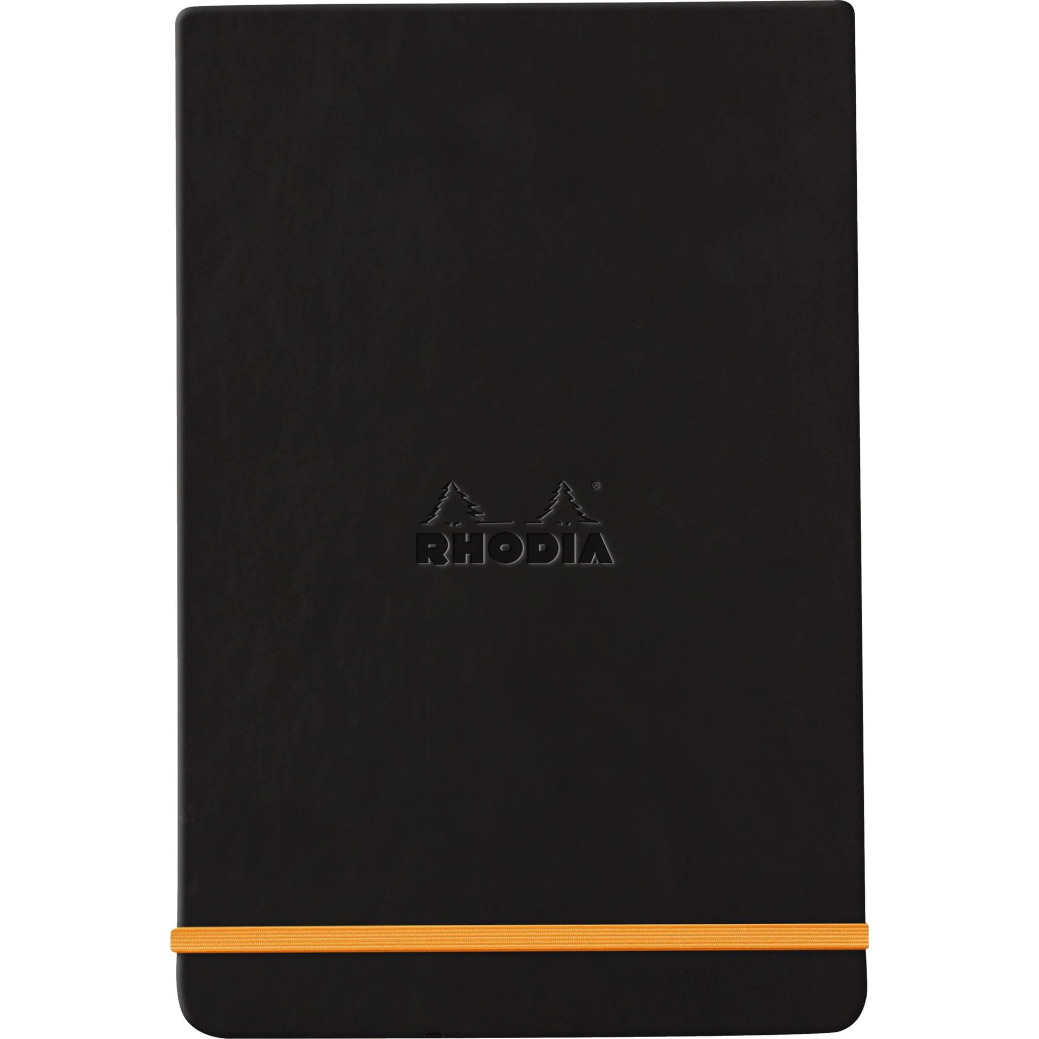 Rhodia Webnotepad 9x14 cm, 96 Bl liniert, mikroperforiert, 90g, Schwarz 118349C