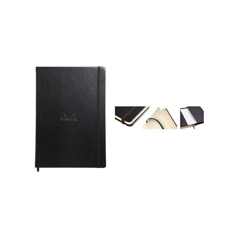 RHODIA Notizbuch "Webnotebook", DIN A5, gepunktet, schwarz