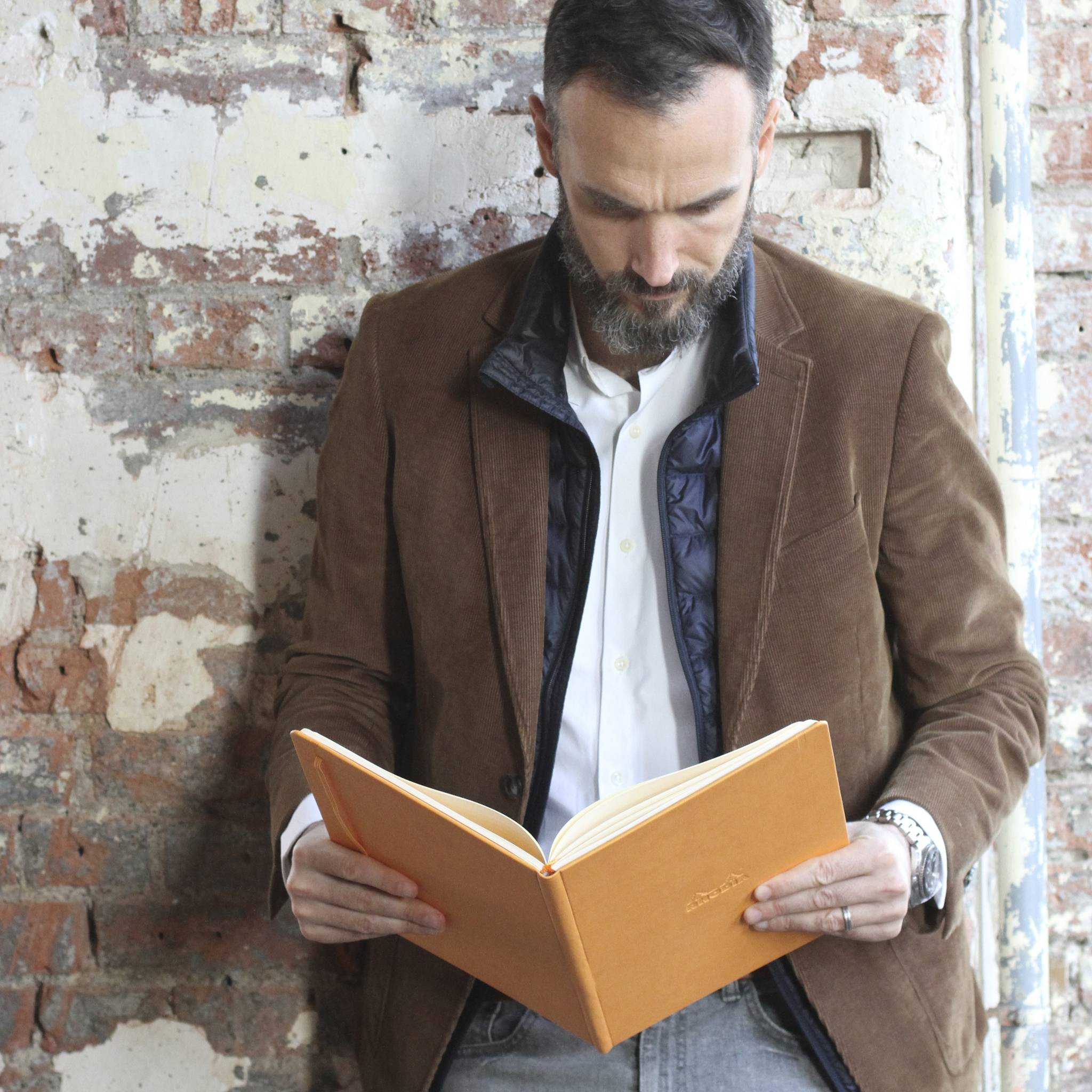 Rhodia Webnotebook Rhodia A4 96 Blatt blanko 90g - Orange 118468C