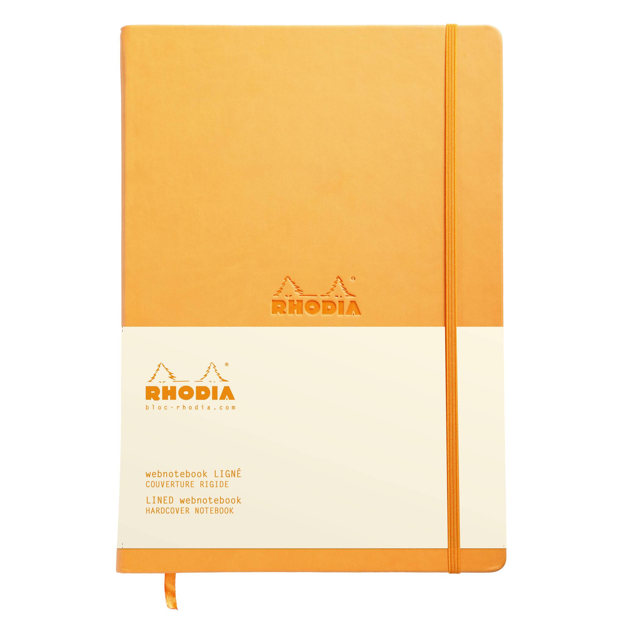 Rhodia Webnotebook Rhodia A4 96 Blatt blanko 90g - Orange 118468C