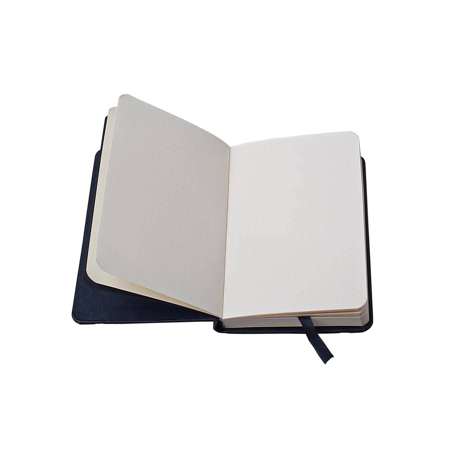 Rhodia Webnotebok Rhodia A6 9x14cm 96 Blatt dot/punktkariert 90g Schwarz 118569C