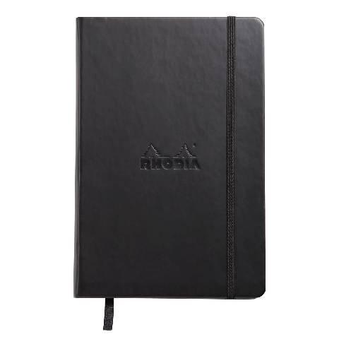 Rhodia Webnotebook Rhodia A5 96 Blatt liniert 90g - Schwarz 118609C