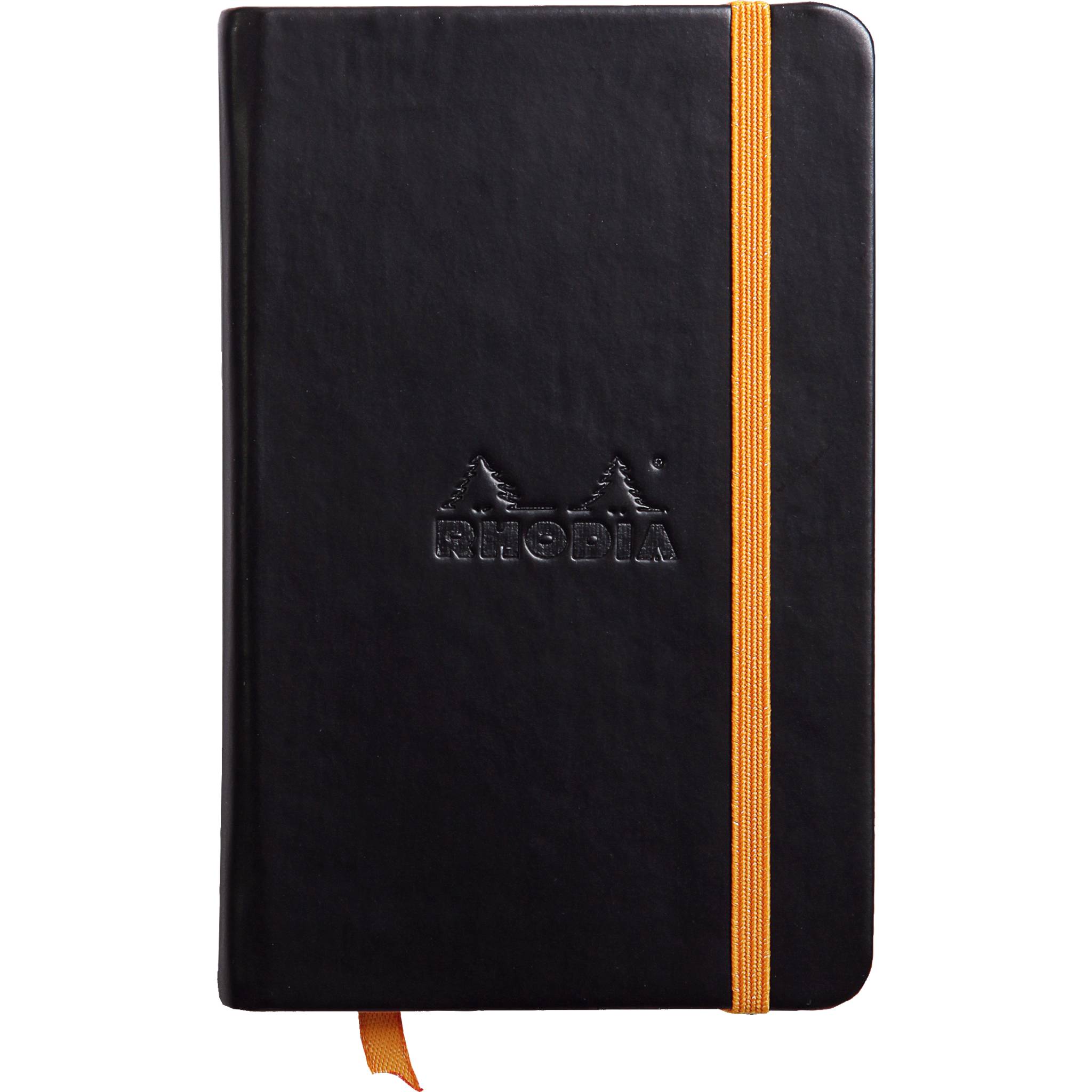 Rhodia Notizbuch A6, fester Einband, 96 Bl blanko, Papier, Schwarz 118642C