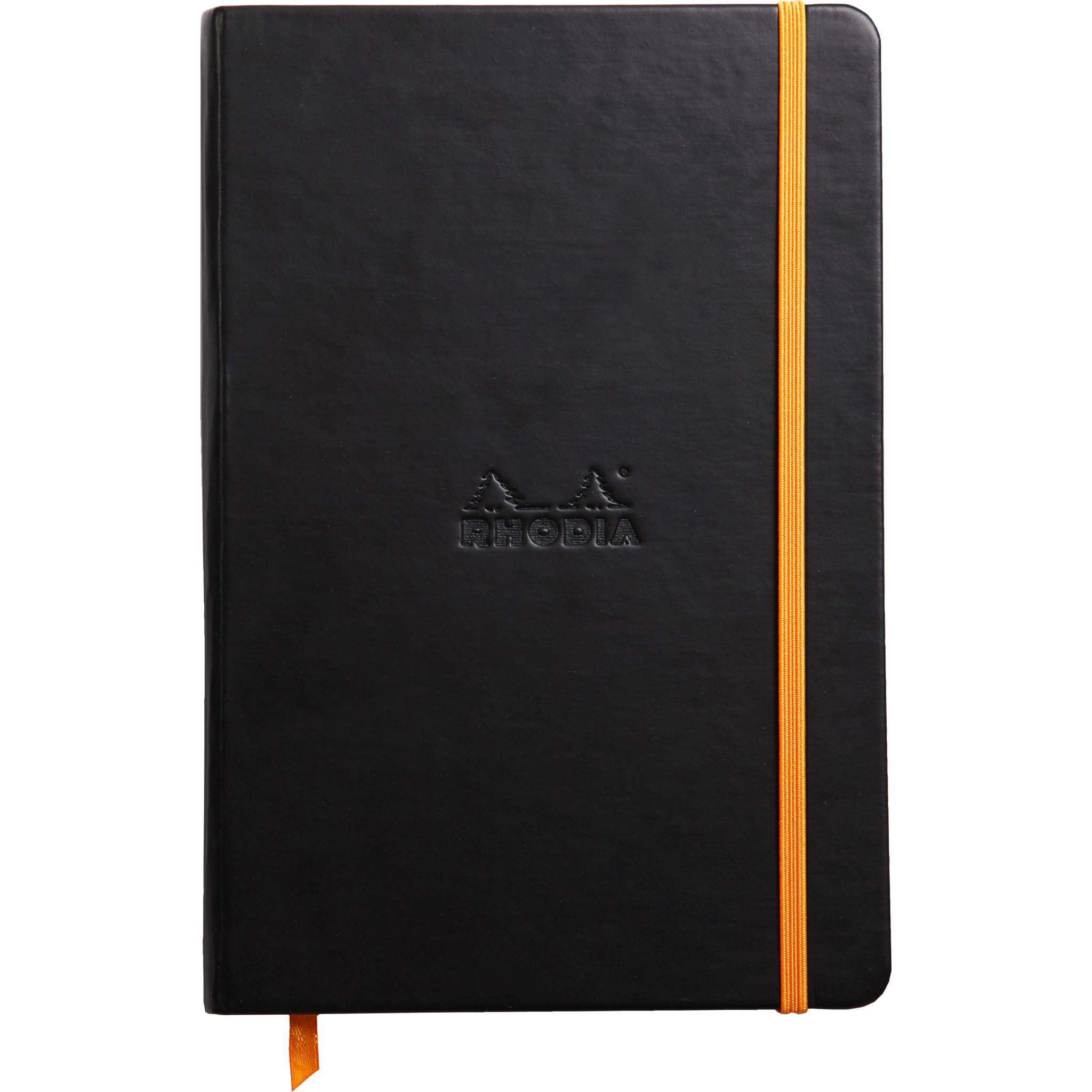 Rhodia Notizbuch A5, fester Einband, 96 Bl blanko, Papier 90g, Schwarz 118742C