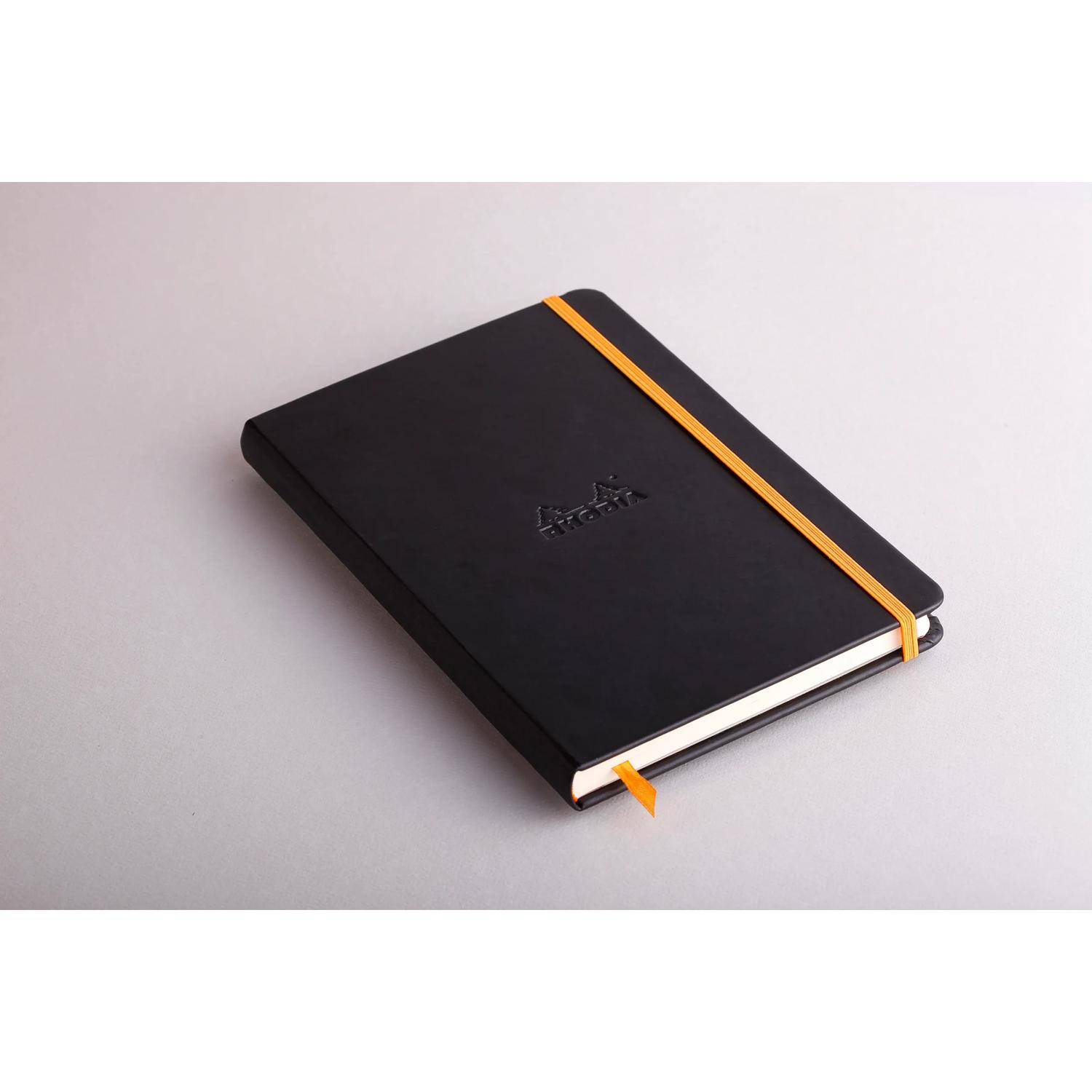 Rhodia Notizbuch A5, fester Einband, 96 Bl blanko, Papier 90g, Schwarz 118742C