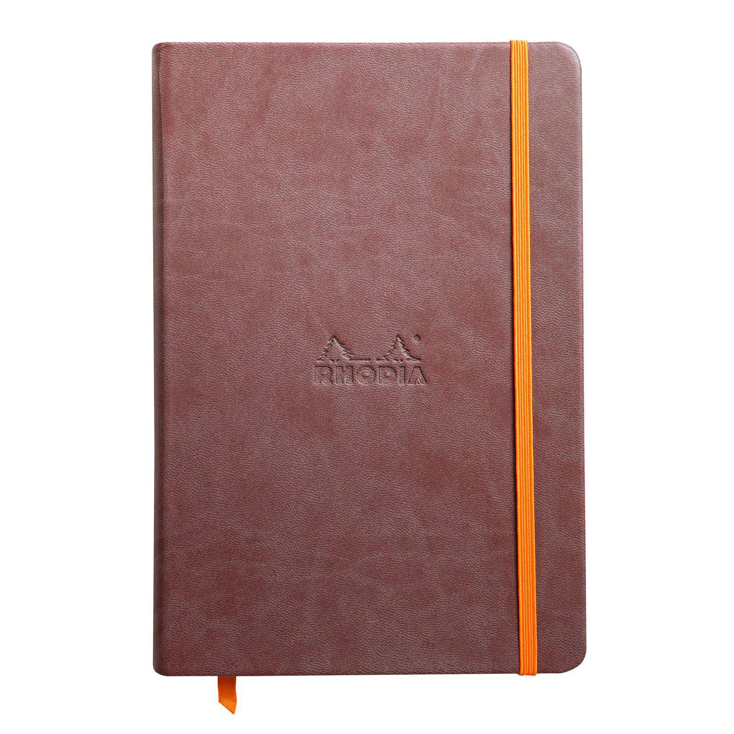 Rhodia Notizbuch A5, 96 Bl blanko, Papier 90g, Schokoladenbraun 118743C