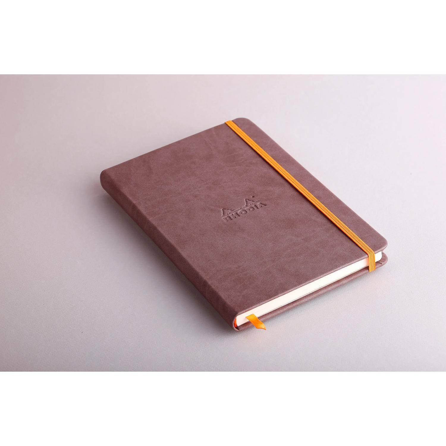 Rhodia Notizbuch A5, 96 Bl blanko, Papier 90g, Schokoladenbraun 118743C