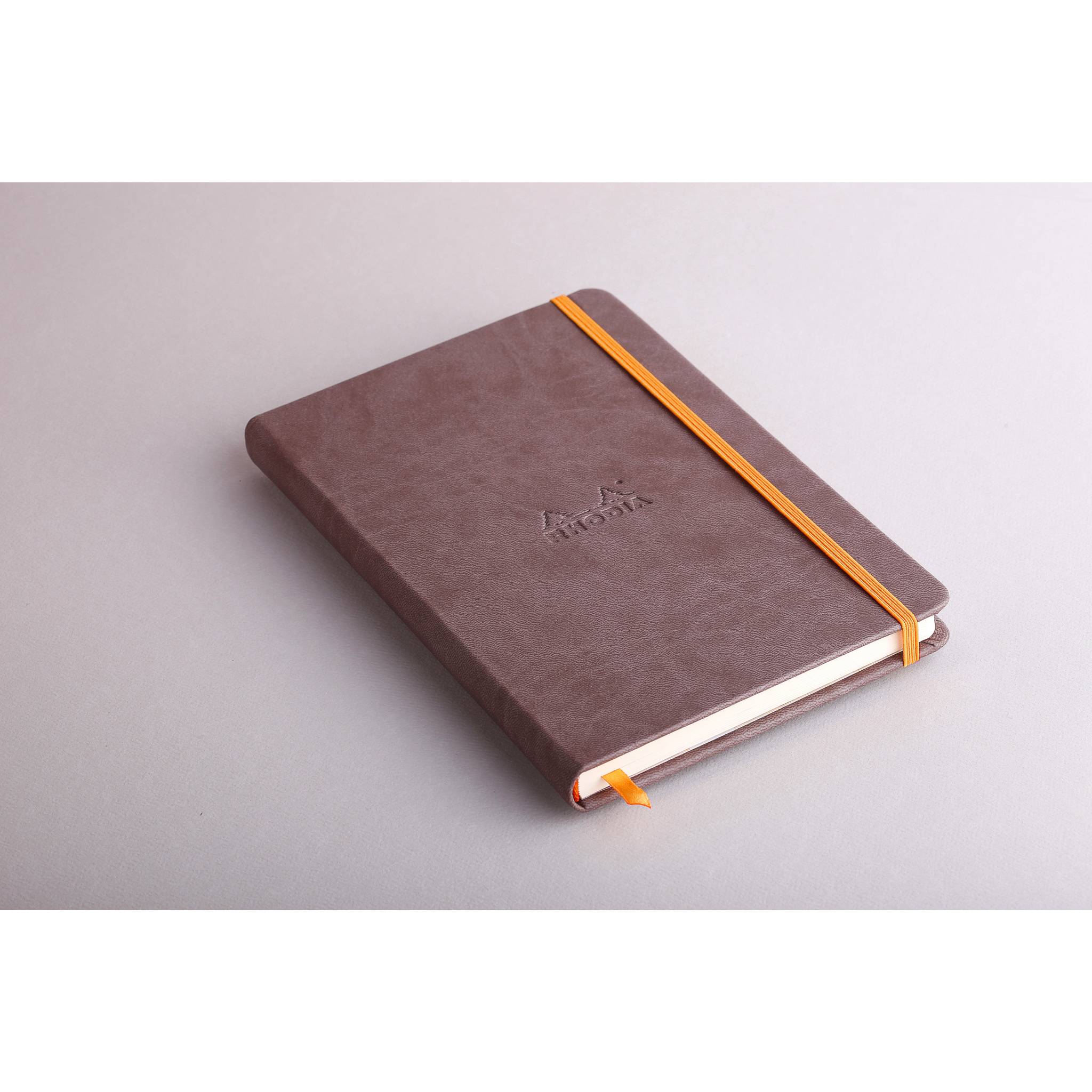 Rhodia Notizbuch A5, 96 Bl blanko, Papier 90g, Schokoladenbraun 118743C