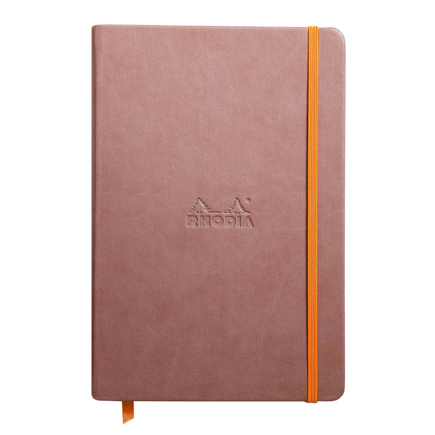 Rhodia Notizbuch A5, fester Einband, 96 Bl blanko, Papier 90g, Taupe 118744C