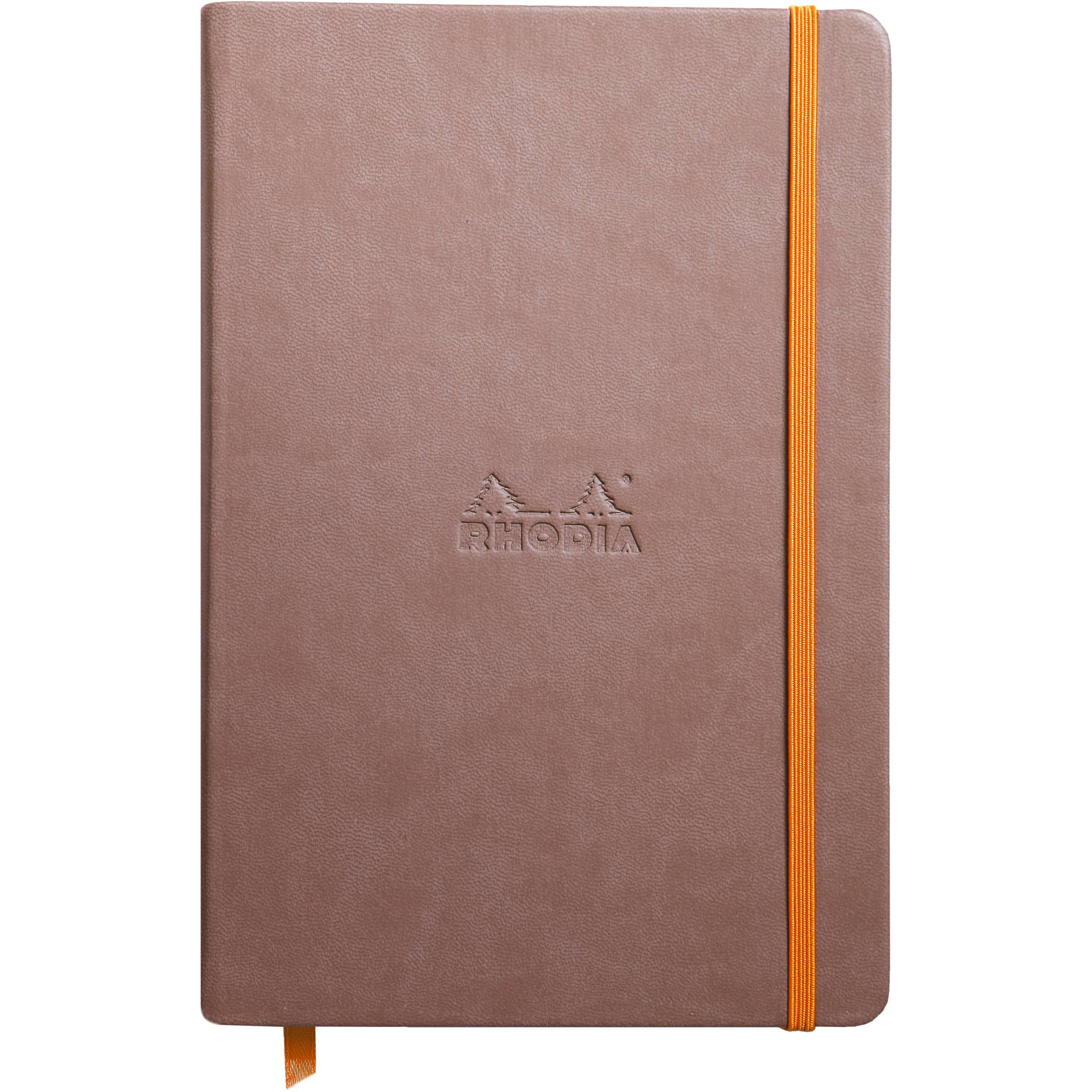 Rhodia Notizbuch A5, fester Einband, 96 Bl blanko, Papier 90g, Taupe 118744C