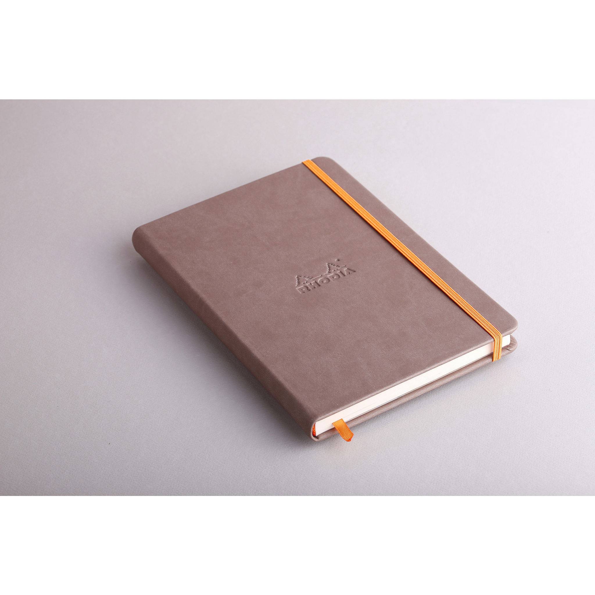 Rhodia Notizbuch A5, fester Einband, 96 Bl blanko, Papier 90g, Taupe 118744C