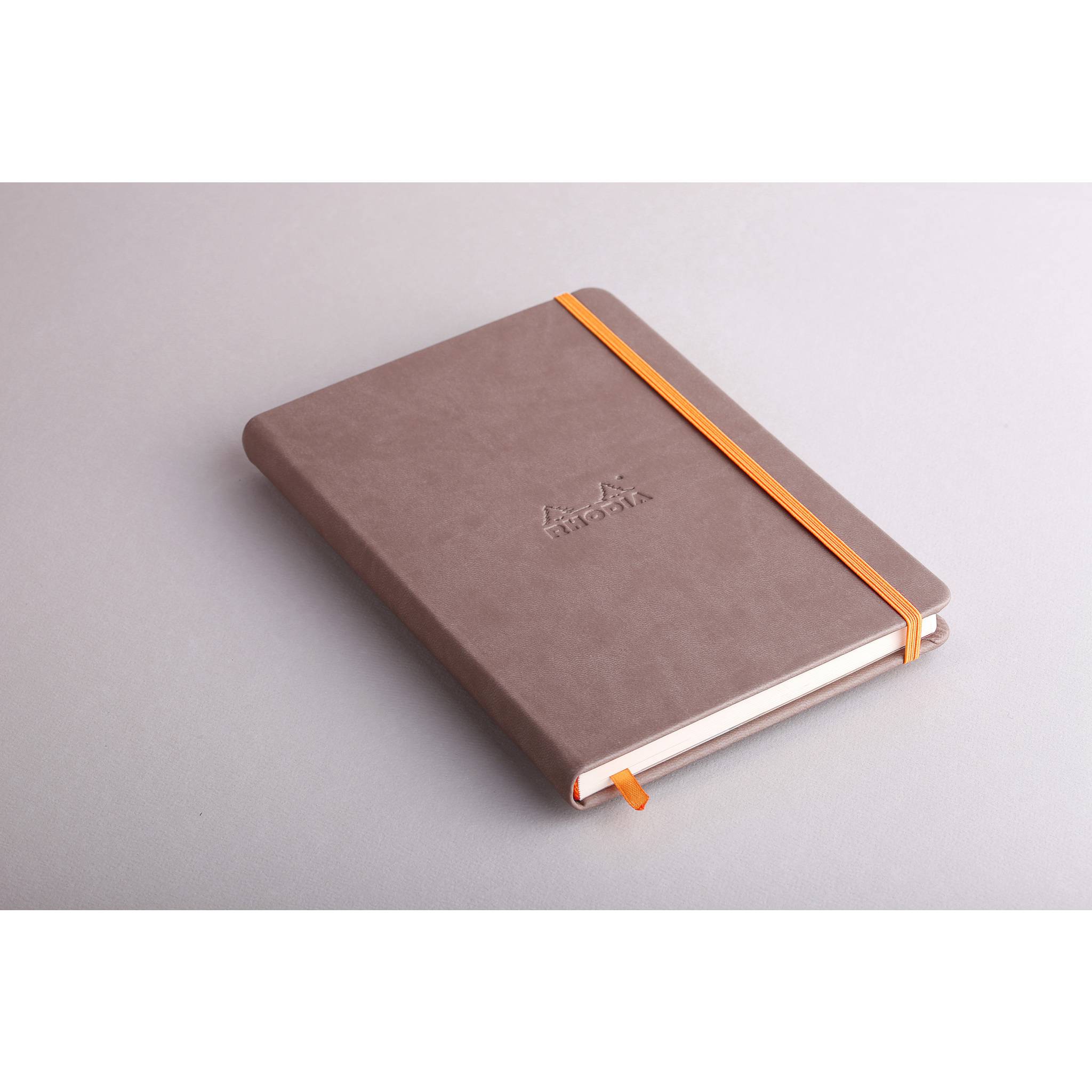 Rhodia Notizbuch A5, fester Einband, 96 Bl blanko, Papier 90g, Taupe 118744C