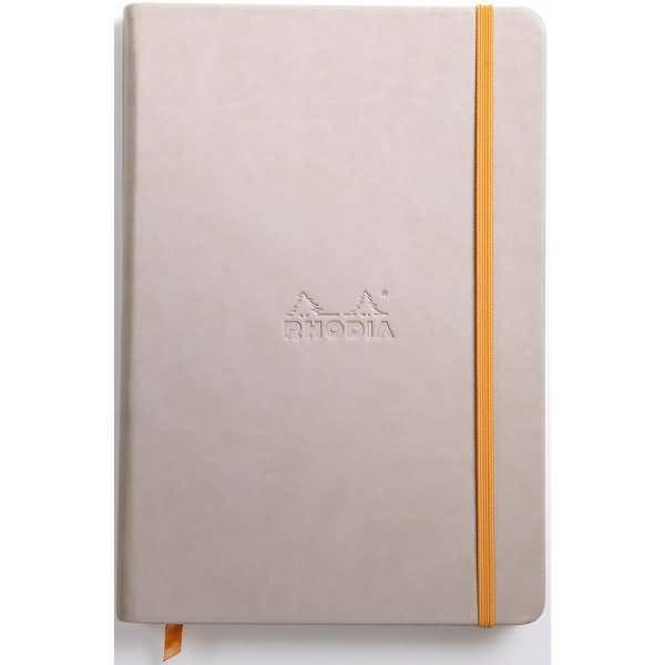 Notizbuch Rhodiarama A5 14,8x21cm 96 Blatt 90g liniert beige