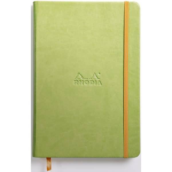 Notizbuch Rhodiarama A5 14,8x21cm 96 Blatt 90g liniert anisgrün