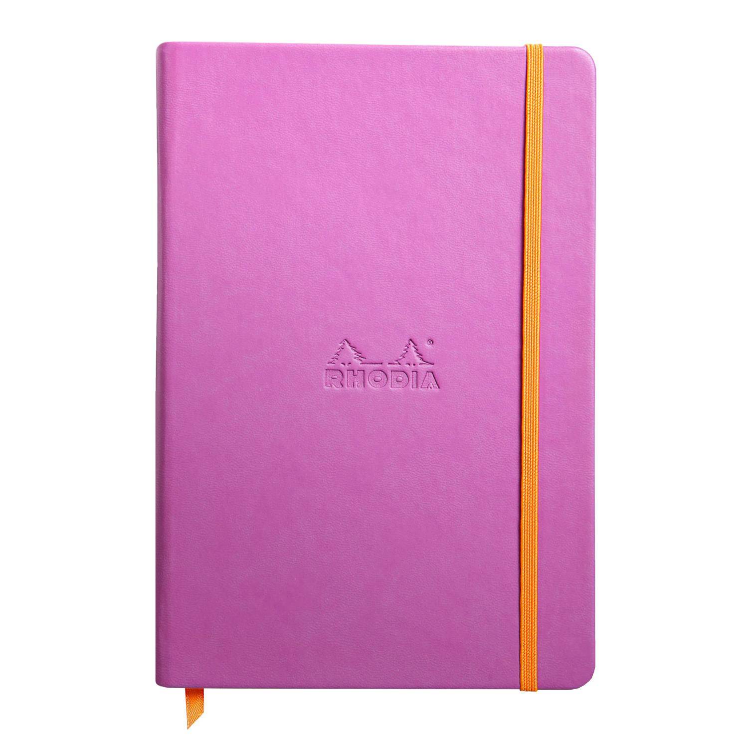 Rhodia Notizbuch A5, fester Einband, 96 Bl blanko, Papier 90g, Flieder 118751C