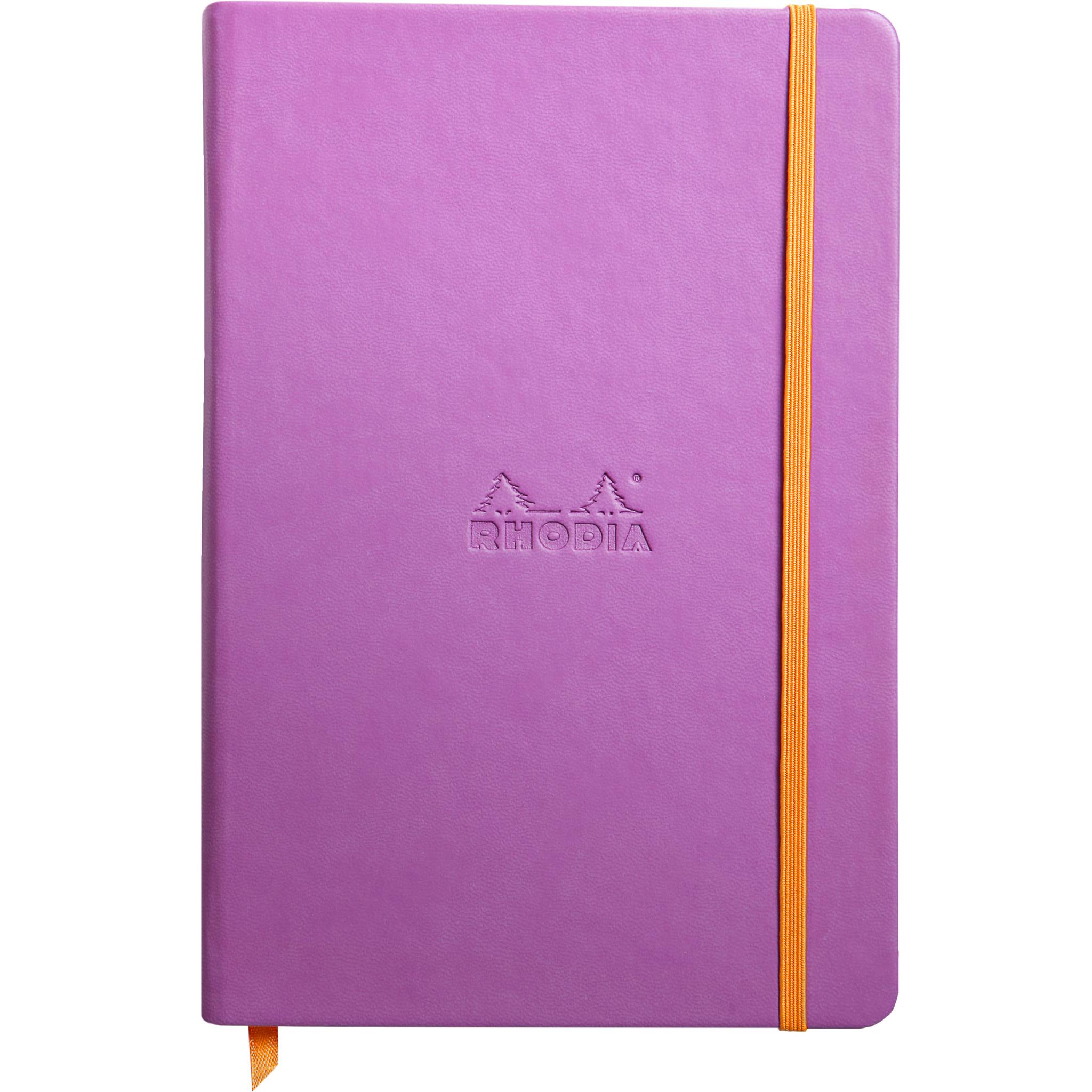 Rhodia Notizbuch A5, fester Einband, 96 Bl blanko, Papier 90g, Flieder 118751C