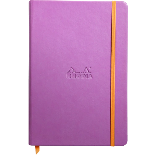 Rhodia Notizbuch A5, fester Einband, 96 Bl blanko, Papier 90g, Flieder 118751C Rhodia Notizbuch A5, fester Einband, 96 Bl blanko, Papier 90g, Flieder 118751C