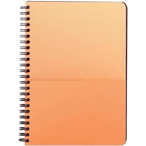 Notizbuch A5 80 Blatt Wire-O-Bindung 90g 80 Blatt mit Vordruck schwarz