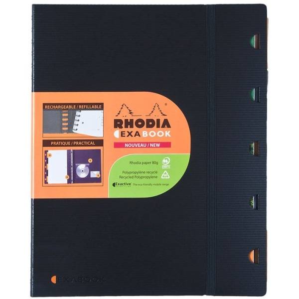 Kollegbuch Exabook A5 80 Blatt kariert