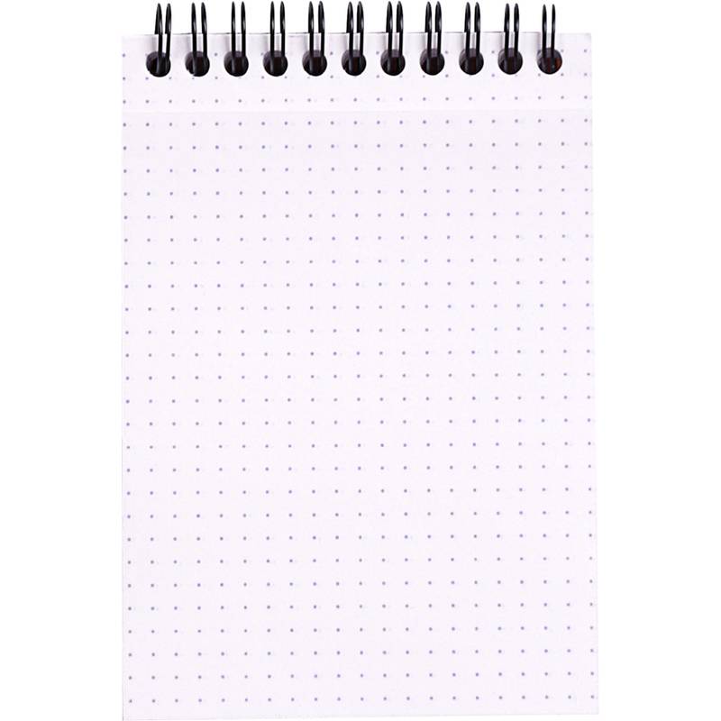 RHODIA Spiralnotizblock No. 13, DIN A6, gepunktet, schwarz